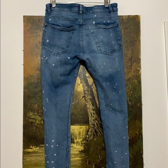 H&M Divided Jean With Paint Splatter - Picture 3 of 6